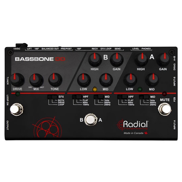 BassBone OD Bass Preamp & Overdrive